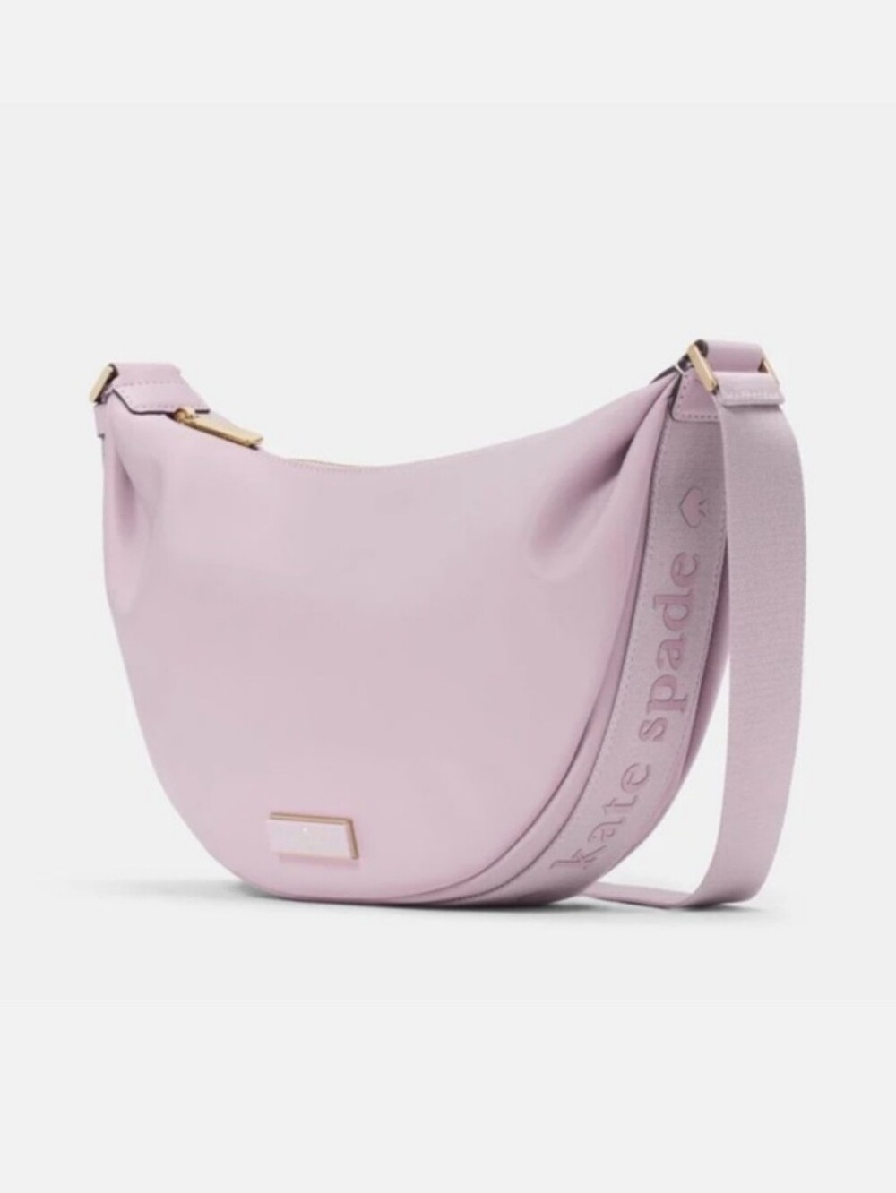NWT Kate Spade Carter Nylon Lavender Medium Sling Bag